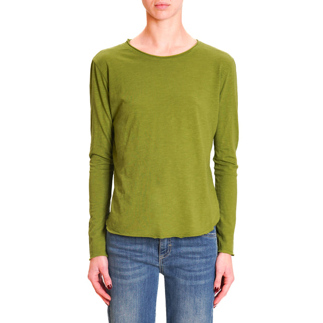 Zeroassoluto-Crewneck T-shirt - olive