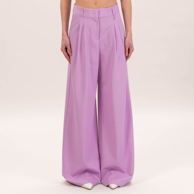 Souvenir-Pantalone con pinces - pink