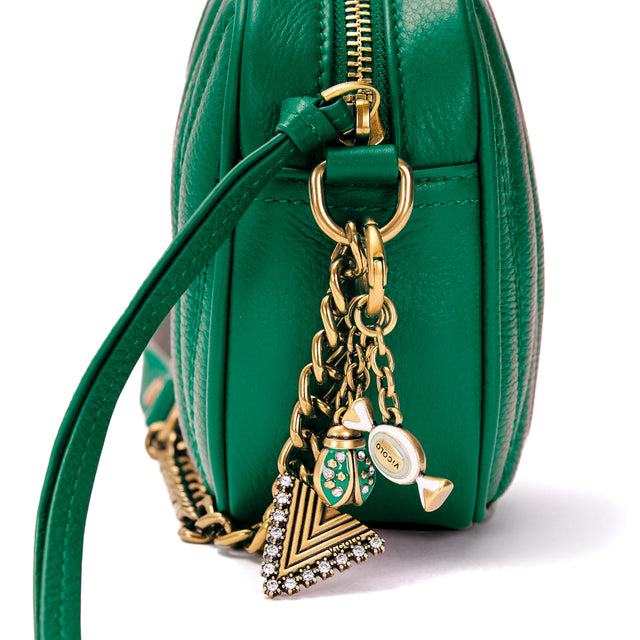 Vicolo-SOHO Quilted Leather Shoulder Bag - Green