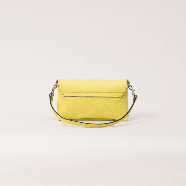 W by white mood-Pochette genuine leather - giallo