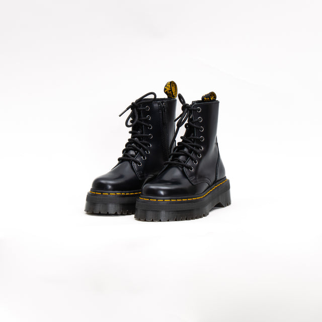 Dr.Martens-JADON leather platform boot - black