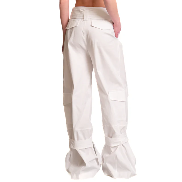 Haveone-Pantalone cargo con fusciacca - bianco