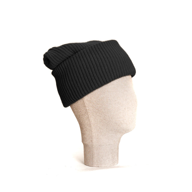 Vicolo-Cashmere Blend Hat - Black