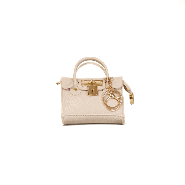 W by Whitemood-Charms mini bag - sand