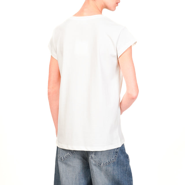 Vicolo-T-shirt "BABY" - bianco