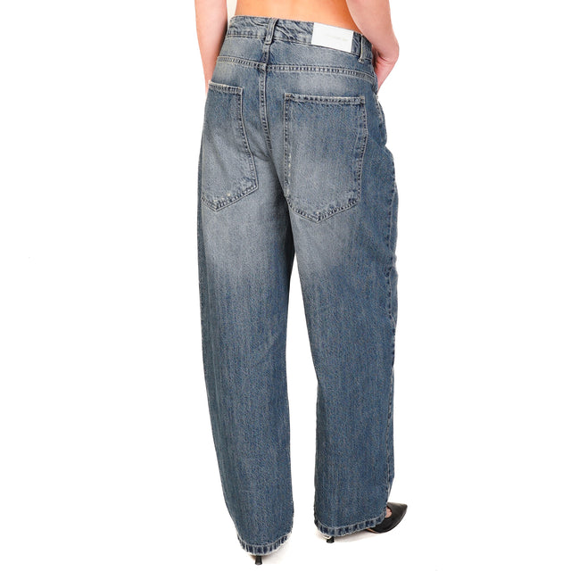 MIAMI eggfit in-Jeans tension with abrasions - denim