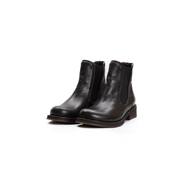 Felmini-Beatles in leather - dark brown