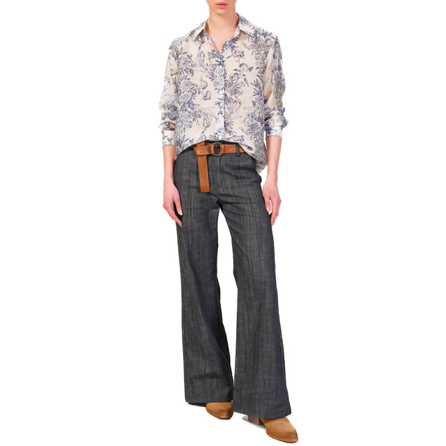 Zeroassoluto-Pantalone LILLY tela denim comfort - denim