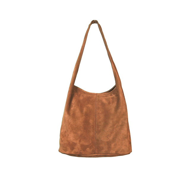 W by Whitemood-Borsa shopper scamosciata - camel