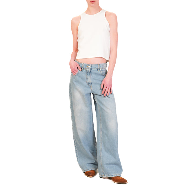 Haveone-Jeans BELLA wide leg - denim chiaro