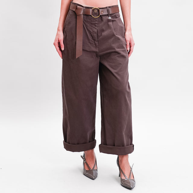 Dixie-Pantalone egg fit con cintura - caffe'