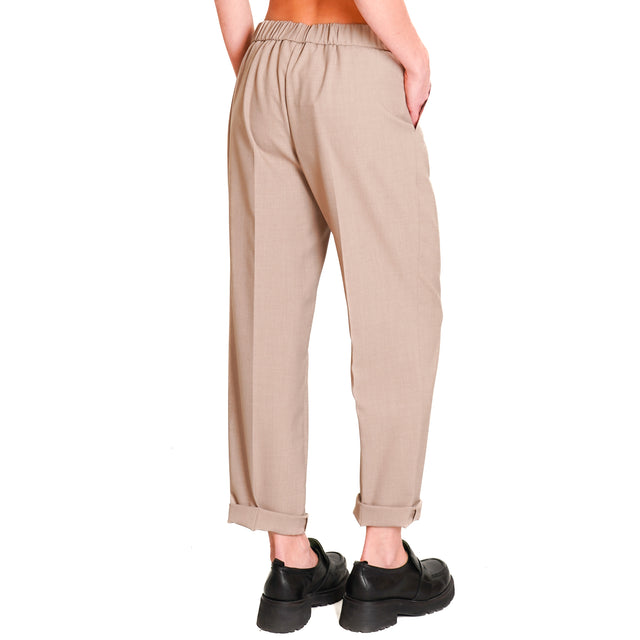 Dixie-Pants with elastic back - dove grey