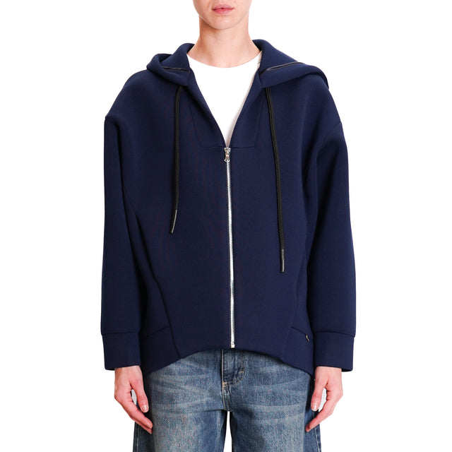 Dixie Neoprene Hoodie - Blue