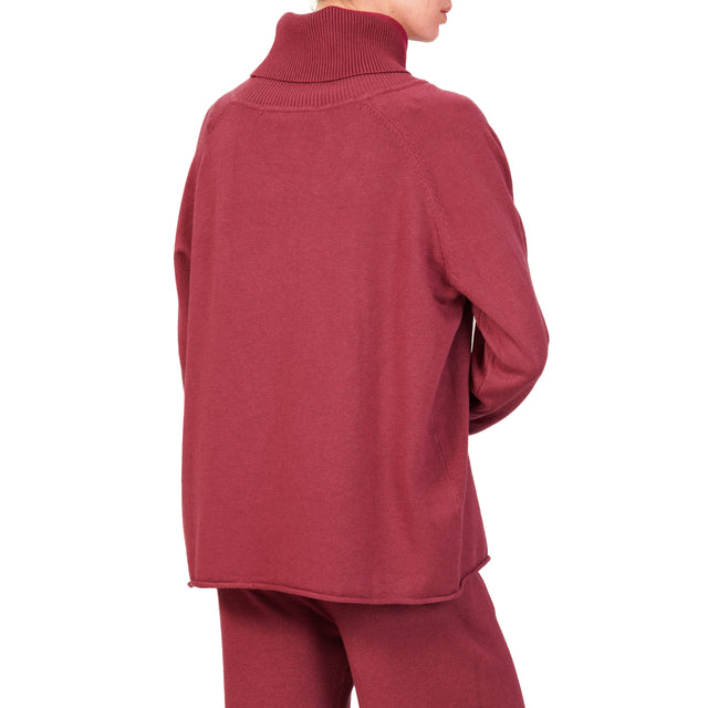 Haveone-Completo maglia e pantalone - Bordeaux