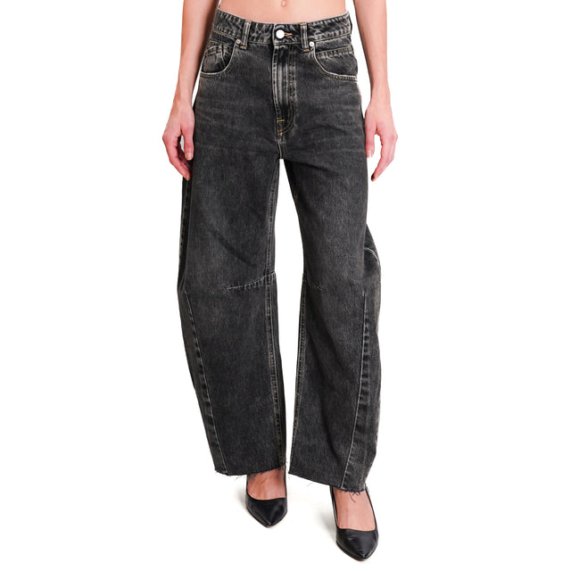 Haveone-Jeans WENDY baloon fit - denim nero