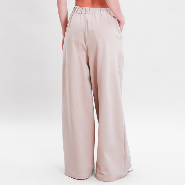 Haveone-Pantalone palazzo punto milano - sabbia