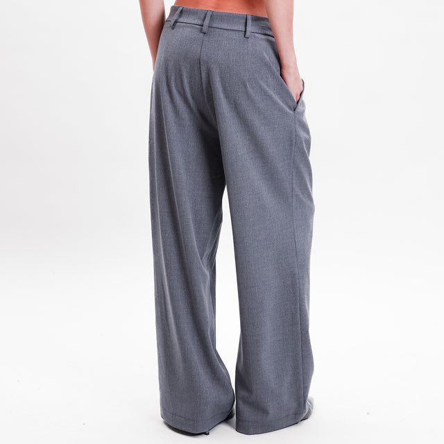 Haveone-Pantalone con 2 pinces - grigio