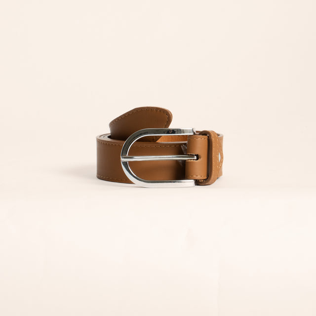 W by Whitemood-Cintura genuine leather - cuoio