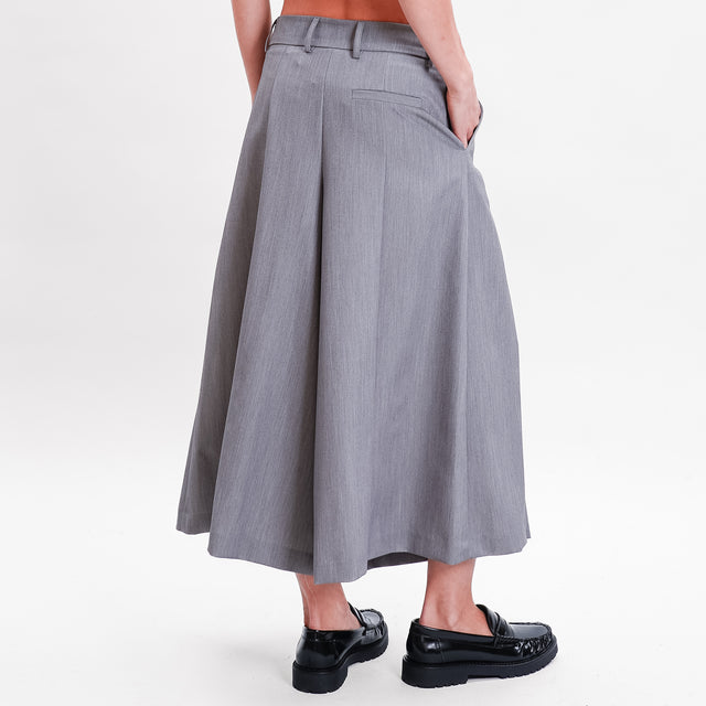 Imperial-Pantalone plissè - grey