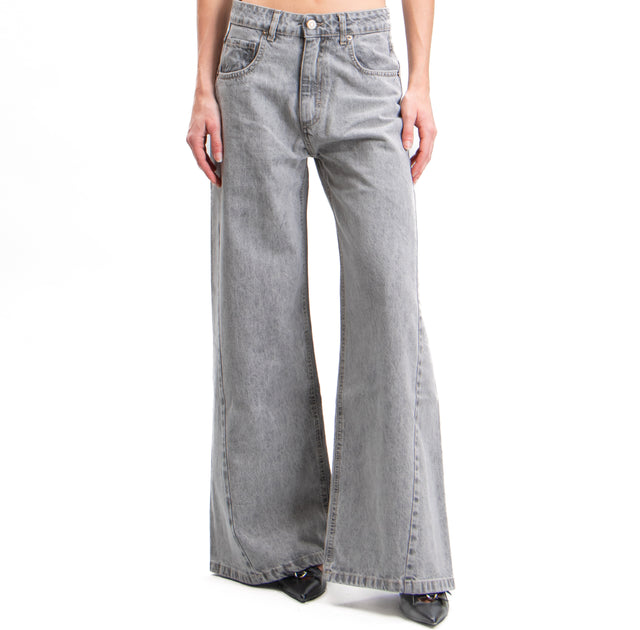 Vicolo-Jeans wide leg fit - smoke grey