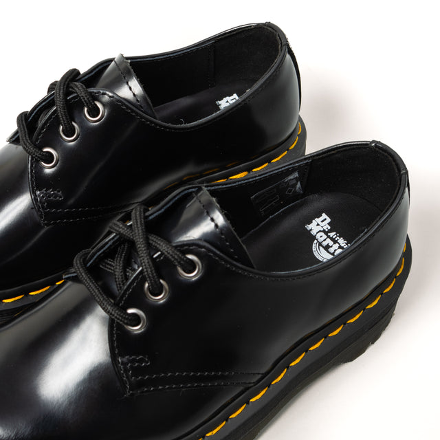 Dr.Martens-Scarpe platform in pelle - nero