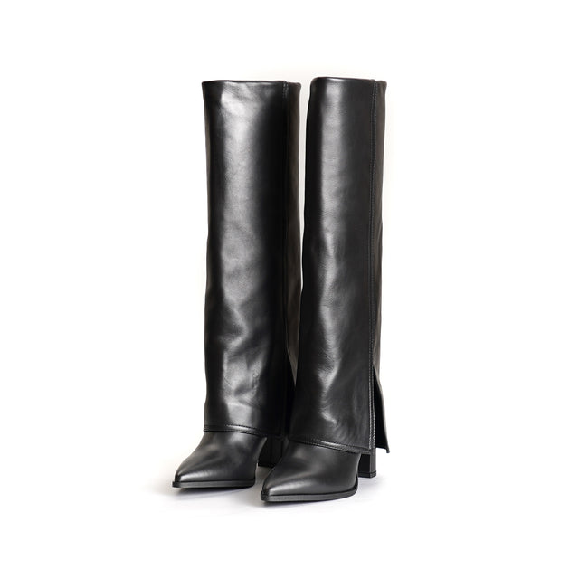 Ovye'-Leather Boot - Black