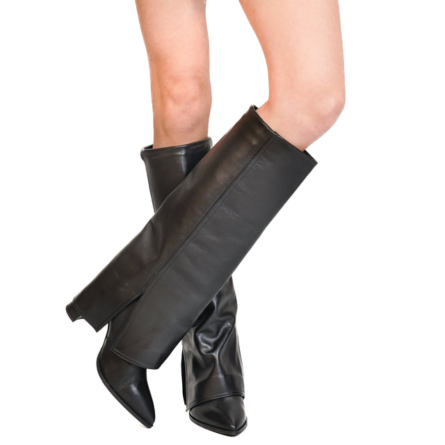 Ovye'-Leather Boot - Black