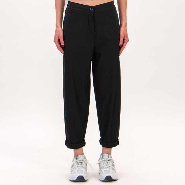 Zeroassoluto-Pantalone BATY elastico dietro - nero