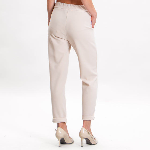 Souvenir-Elastic back trousers - sand