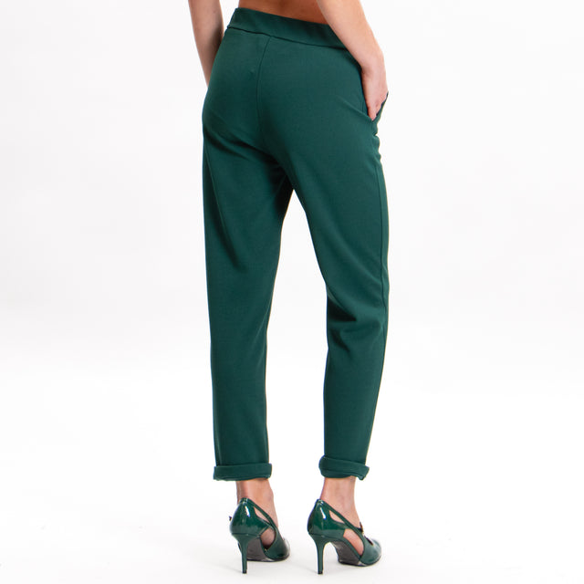 Souvenir-Pantalone elastico dietro - VERDE