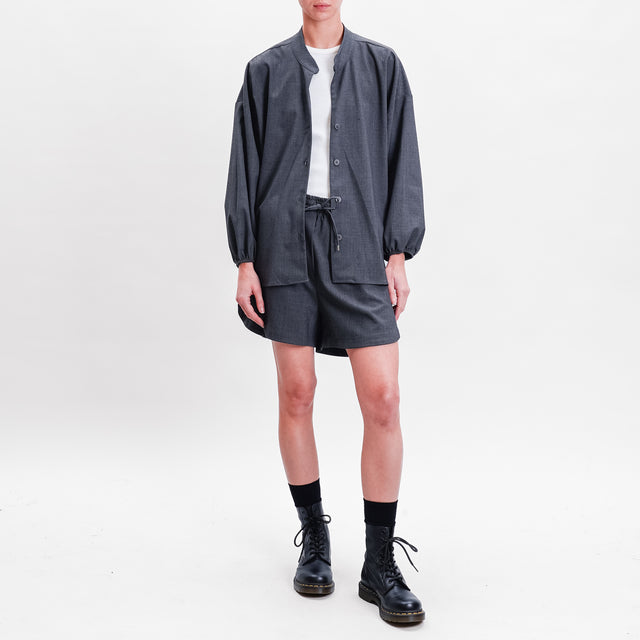 In-Short Drawstring Tension - Grey