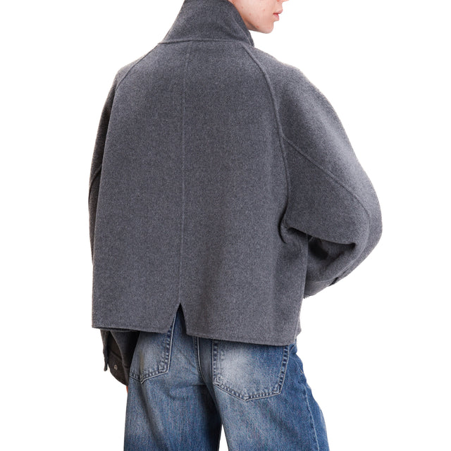 Tension in-Jacket with pockets - grey