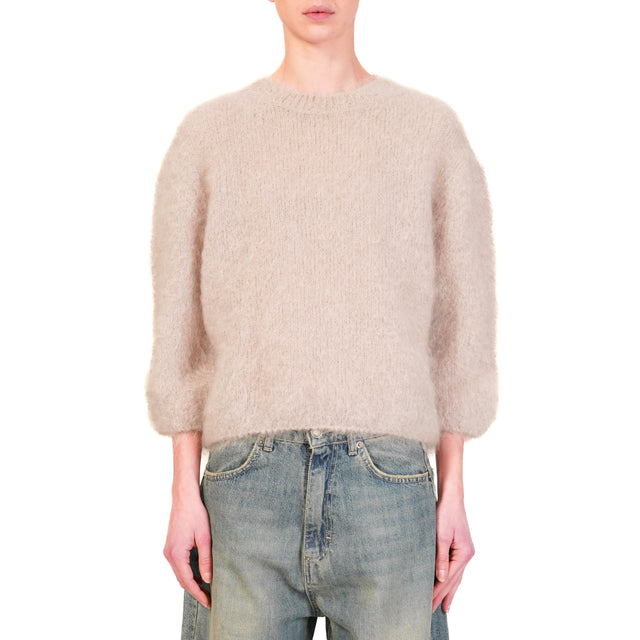 Tensione in-Maglia mohair - sand