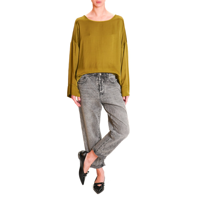 Tensione in-Blusa in satin - olio