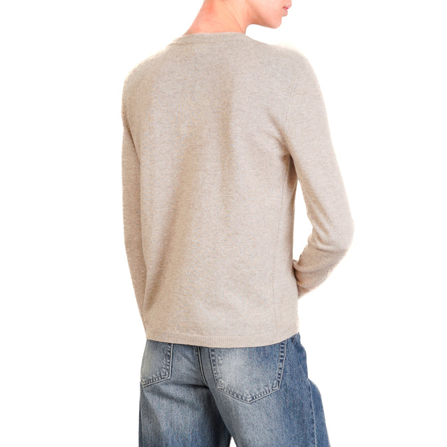 Vicolo-Maglia con spalline misto cashmere - cacha