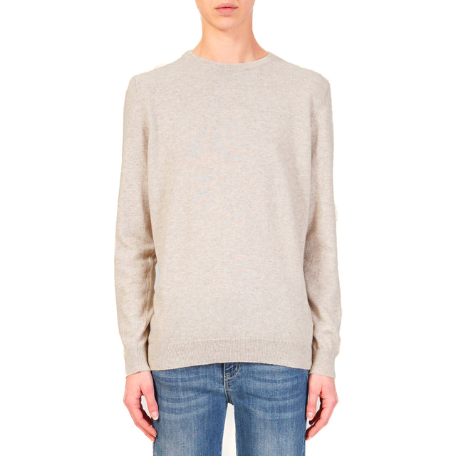 Vicolo-Maglia girocollo misto cashmere - cacha