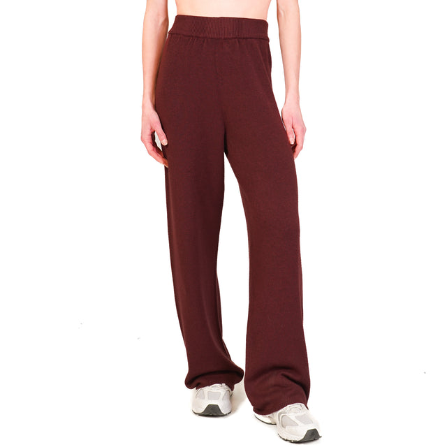 Vicolo-Completo maglia + pantalone - Bordeaux