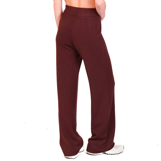 Vicolo-Completo maglia + pantalone - Bordeaux