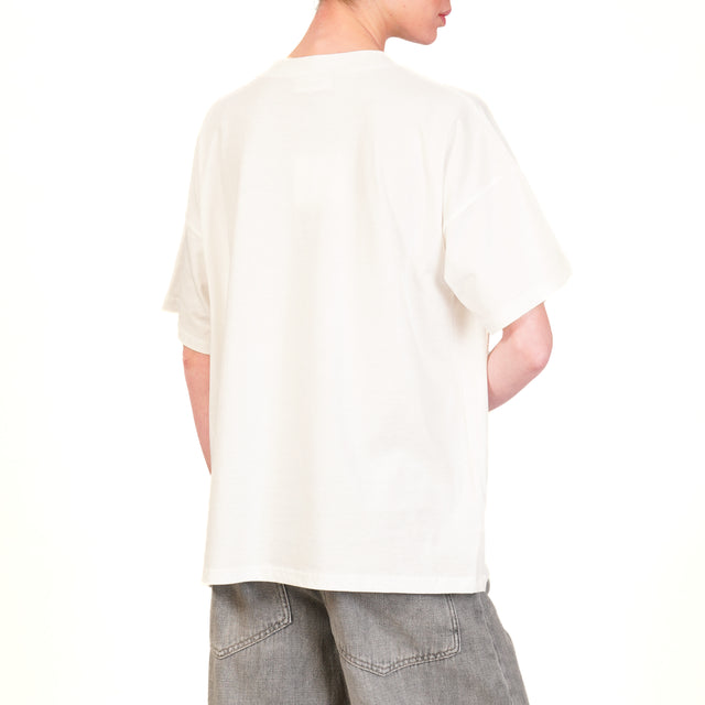 Vicolo-T-shirt "MOOD" - bianco