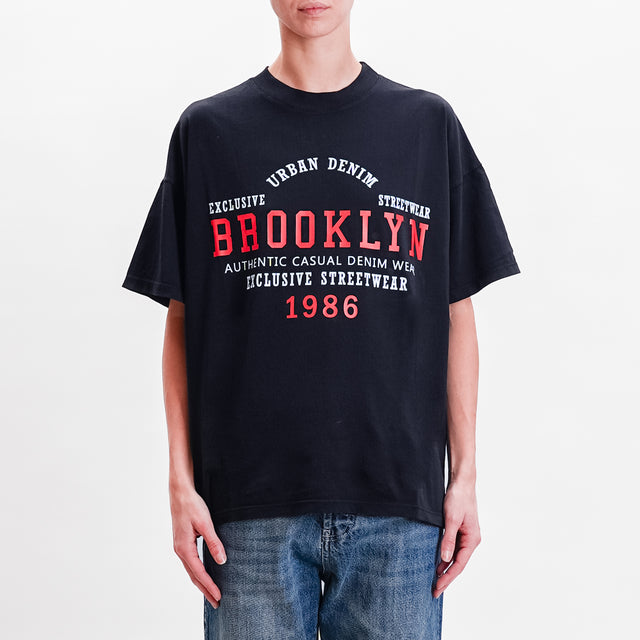 Vicolo-T-shirt BROOKLYN - nero