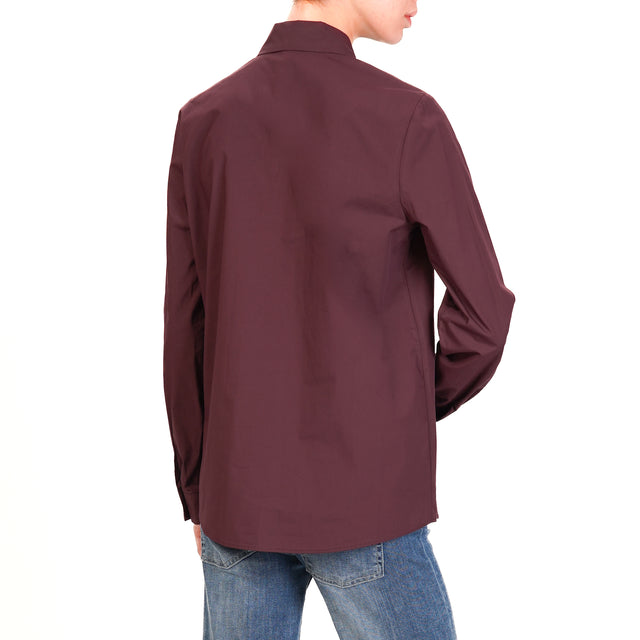 Vicolo-Camicia in cotone - vino