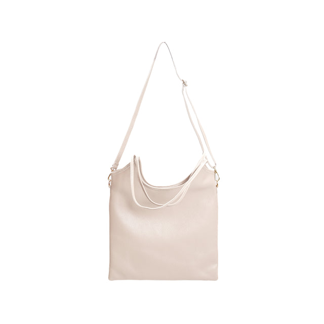 W by Whitemood-Borsa shopper in pelle - burro