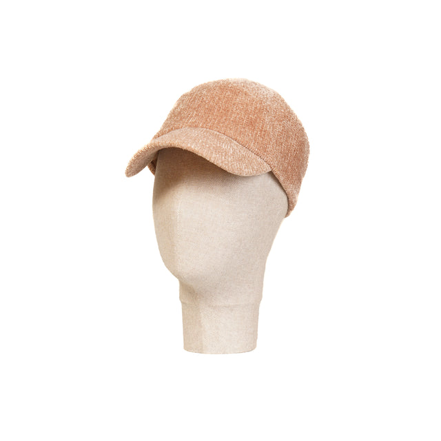 W by Whitemood-Cappello con visiera velluto ciniglia - camel