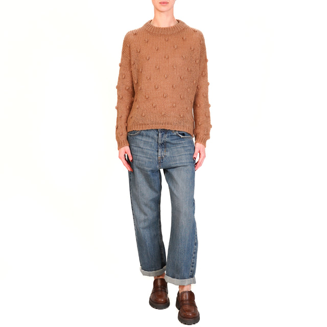 Zeroassoluto-Maglia mohair - biscotto