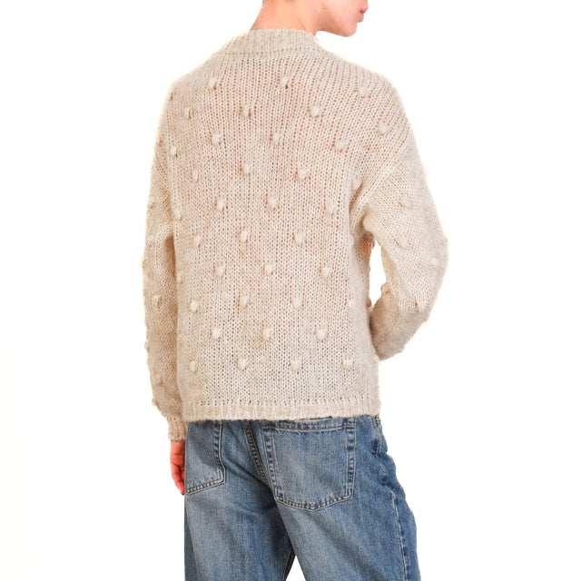 Zeroassoluto-Maglia mohair - sand