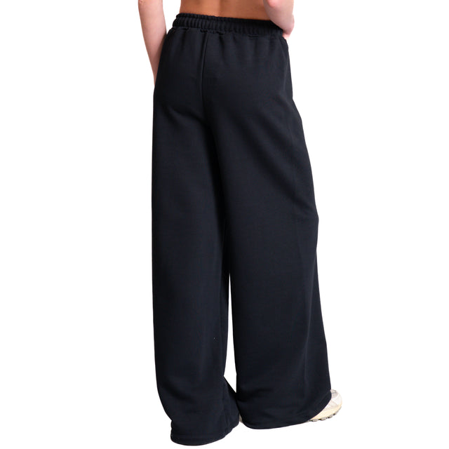 Zeroassoluto-Pantalone in felpa con coulisse - blu