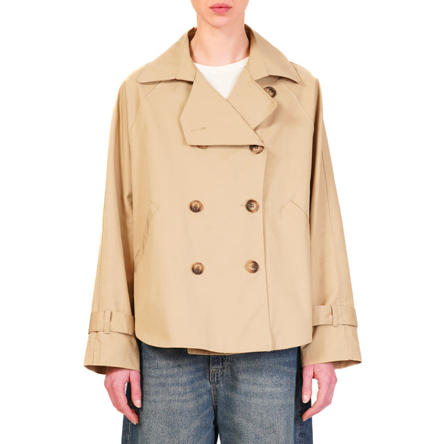 Zeroassoluto-Trench doppiopetto - beige