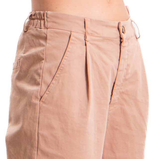 Zeroassoluto-Pantalone LOLA boyfriend cotone elasticizzato - cake