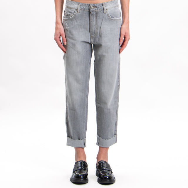 Zeroassoluto-Jeans CLARK boyfriend - grigio fumo