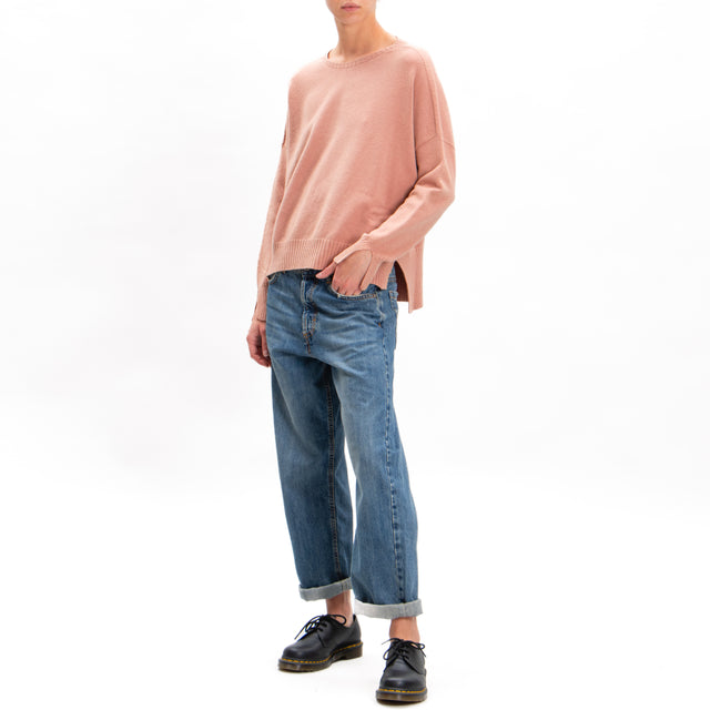 Zeroassoluto-Side slit box jersey - phard